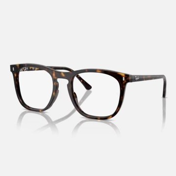 【RayBan 雷朋】方形膠框光學眼鏡(RX2210VF-2012 53mm)