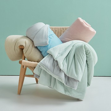 素色款-冰淇淋抗菌冰絲涼感被 多款任選(150200cm 可水洗涼被/四季被/冰冰被/涼感絲)