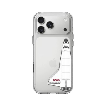 iPhone 17 Pro Max Clear Case（相機按鈕） 透明 - NASA - 太空梭2