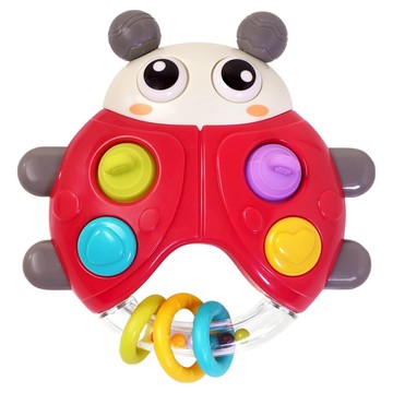 kidmate 孩子王 聲光小瓢蟲  1個  紅色 + 白色