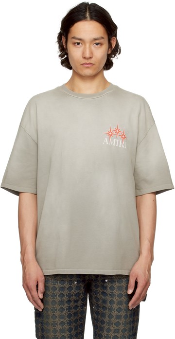 AMIRI 灰色 Amiri Starburst Oversized T 恤