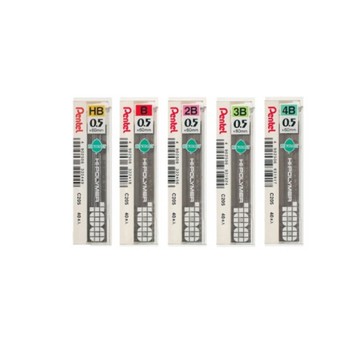 Pentel飛龍 C205筆芯(40入)-HB/B/2B/3B/4B