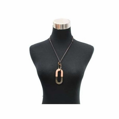 エルメス ネックレス バッファローホーン 水牛 HERMES