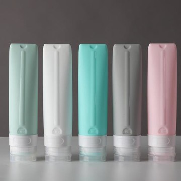 瓦思日式硅膠分裝瓶旅行分裝瓶套裝洗發水化妝品收納瓶擠壓瓶