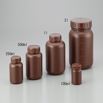 《NIKKO》廣口瓶 茶色 PE Bottle, Wide-Mouth, Amber, PE