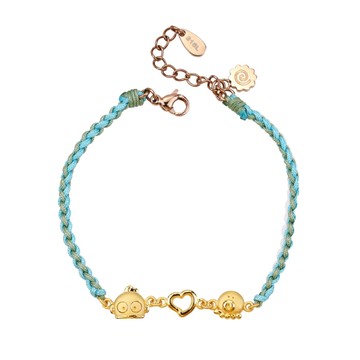 人魚漢頓黃金編織手鍊-Hangyodon黃金手鍊