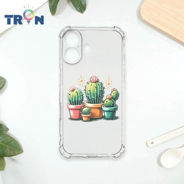 TRON IPhone 16 小花太陽仙人掌 四角防摔 軟殼 手機殼