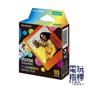 【電玩指標】全館免運 富士 FUJIFILM 拍立得底片 SQUARE 底片 彩虹 RAINBOW 拍立得膠片 已過期