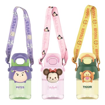 日本 迪士尼 Disney BIBI背帶雙飲水瓶580ml(3款可選)