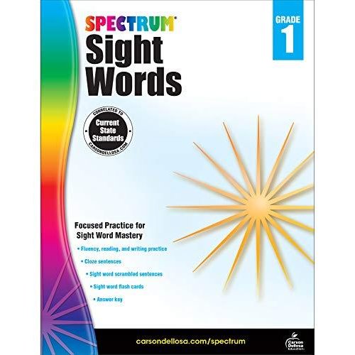 Spectrum Sight Words Workbook?Grade Reading and Writing Practice With Sig