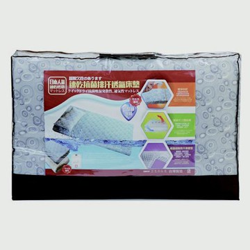 透氣網冬夏兩用床墊-單人【愛買】