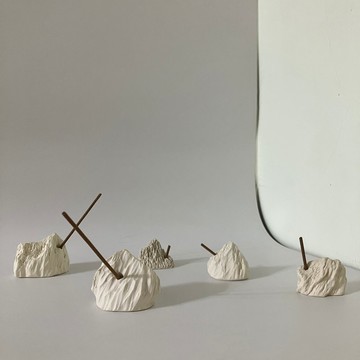 Wendyyu【守山】線香山徑－陶瓷 擴香 焚香 裝飾道具 聖誕禮物