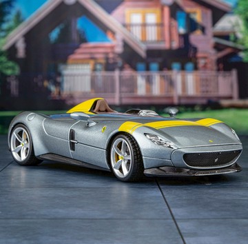 預購【遊戲家】遊戲家 法拉利蒙扎 Ferrari Monza SP1 1:24 模型車合金敞篷汽車模型