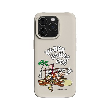 iPhone 16 Pro SolidX 貝殼灰 - 摩登原始人 The Flintstones - 摩登原始人一家