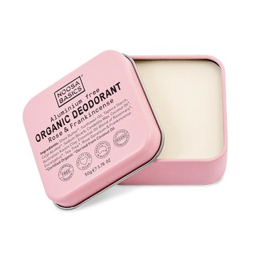 【Noosa Basics】玫瑰乳香植萃鋁盒體香膏 50g｜揮別異味困擾