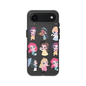 iPhone Air Clear (相機按鈕) 酷墨灰 - 迪士尼-公主系列 Disney Princess - Q版-迪士尼公主