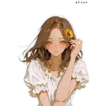 【8 月新款】07-139-0136 人物貼紙 簡約夏日女孩