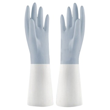 C471406 防水家務手套 藍色 6雙組  L(31 x 13.5 x 11cm)  1組