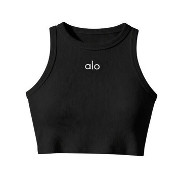alo Aspire Tank 羅紋短版背心 黑色 Black