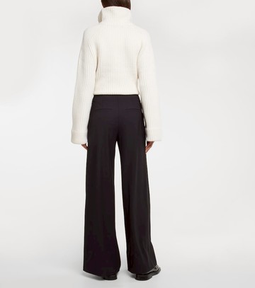Proenza Schouler High-rise wide-leg wool-blend pants