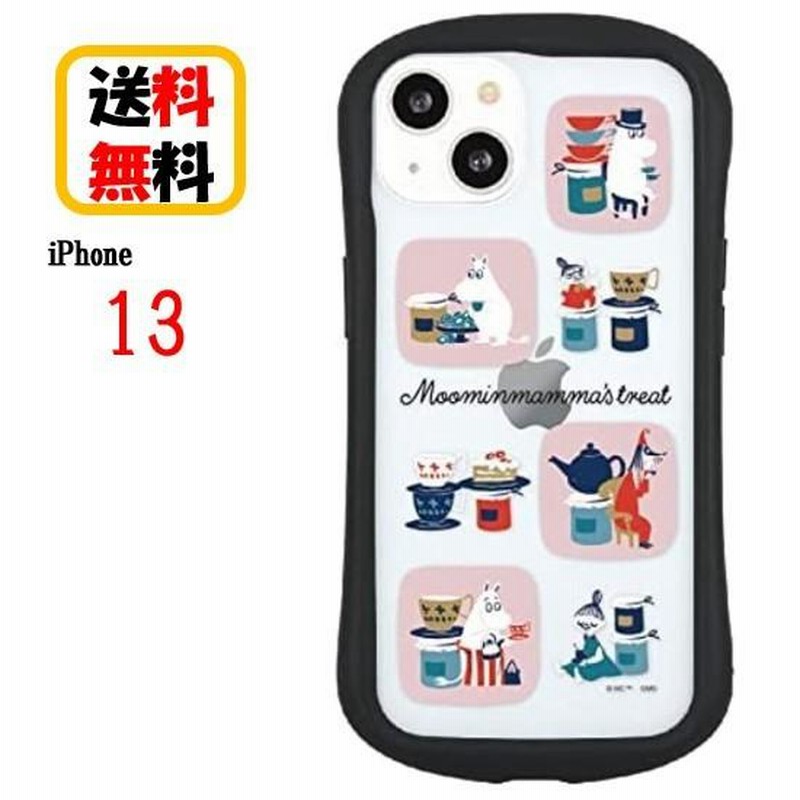 ムーミン iPhone 13 スマホケース ハイブリッドクリアケース MMN ムーミン iPhone 13 スマホケース ハイブリッドクリアケース MMN