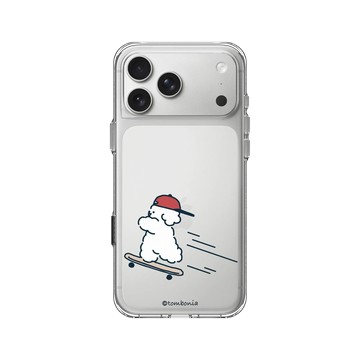 iPhone 17 Pro Max Clear Case（相機按鈕） 透明 - tombonia - 滑板魅力