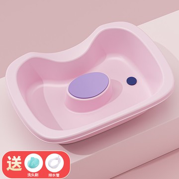 洗頭盆 洗髮盆 洗頭神器 家用大人平躺式洗頭盆孕婦坐月子躺著洗頭髮老人兒童洗頭神器躺椅【MJ21623】