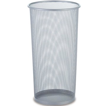 Market Plan Leaf多功能圓形鐵網雨傘架 銀 21 x 48.5 x 26.5 cm 1個