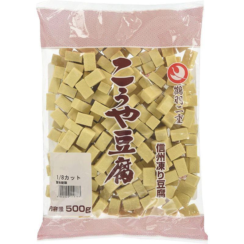 登喜和冷凍食品 鶴羽二重高野豆腐1 8四角カット 500g