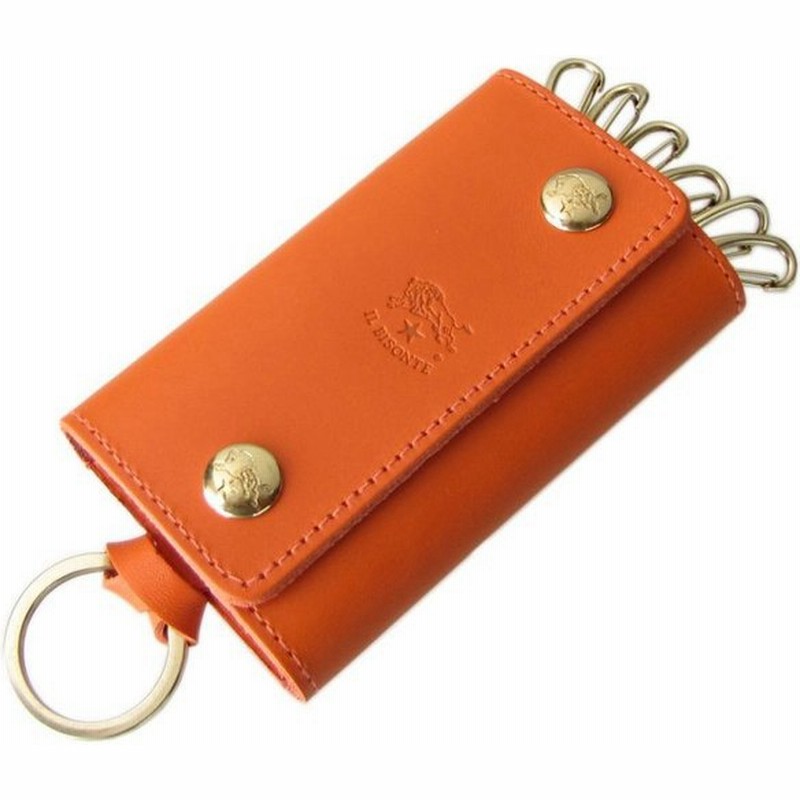 イルビゾンテ キーケース メンズ レディース バケッタレザー Orange オレンジ C0966 P 166 名入れ可有料 通販 Lineポイント最大0 5 Get Lineショッピング