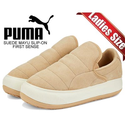 PUMA プーマ ウィメンズ スウェード マユ スリッポン 24.5