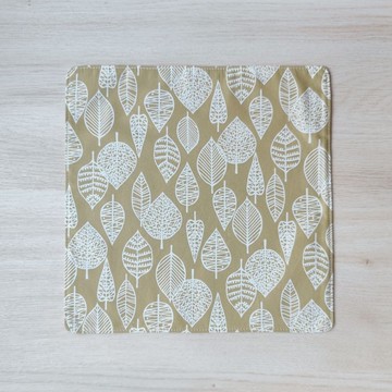 台灣純棉手帕=霜葉靜語=卡其(共4色)