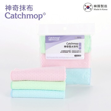 【THE LOEL 】Catchmop 韓國神奇吸水抹布 3入裝-廠商直送
