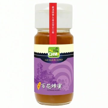 彩花蜜 台灣百花蜂蜜 結合龍眼濃厚+荔枝清香+百花馥郁 低溫濃縮保持酵素活性與維生素完整  700g  1瓶
