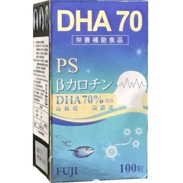 ✿新信義藥局✿ 富士FUJI 憶智敏DHA70魚油軟膠囊(100粒入)