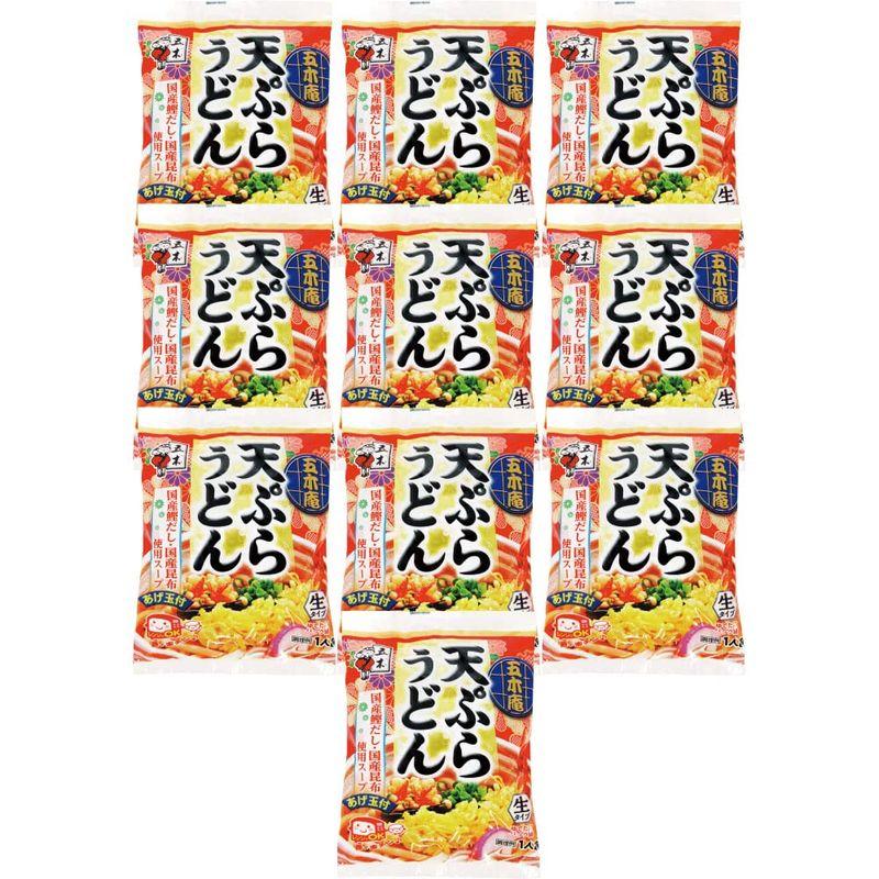 五木食品 五木庵天ぷらうどん 214g×10個(電子レンジ調理可能)