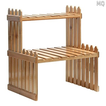 全新 實木多肉桌面小花架辦公室窗臺架盆栽架桌上迷你置物收納架（紙盒包裝）