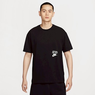 NIKE 短袖上衣 男 女 中性款 落肩寬鬆版型 AS U NSW TEE M90 OC REMIX 黑 HJ0775-010