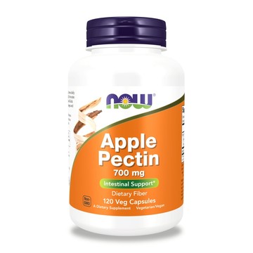 【NOW保健食品】蘋果果膠膠囊1瓶(120顆) 蘋果果膠700mg 膳食纖維 幫助排便 促進新陳代謝