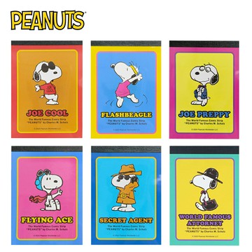 【日本正版】史努比 迷你便條本 日本製 2種圖樣 便條紙 Snoopy PEANUTS