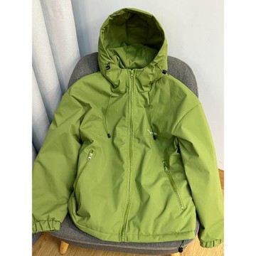 春秋連帽防風防水沖鋒衣男潮牌工裝登山高級感小個子美式夾克外套