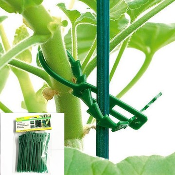 台灣出貨【13公分園藝扎帶 束帶綁帶(100入)】植物固定綁帶束帶 綑綁帶 藤蔓瓜果果苗花苗花卉果樹園藝用品 可重複使
