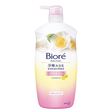 [家速配]Biore淨嫩沐浴乳淨亮保濕型(優雅山茶花)1000ml