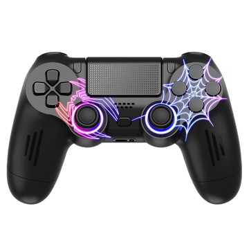 P4手柄無線藍牙RGB震動手柄主機ps4游戲手柄控制器觸控板宏編程pc【宜家良品百貨】