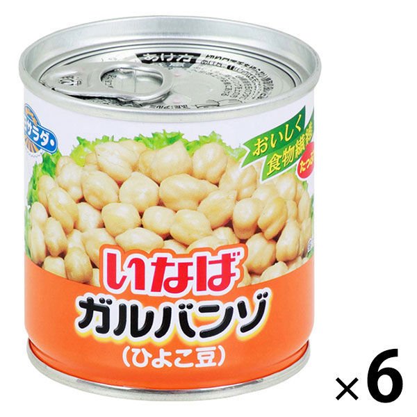 いなば食品缶詰　いなば食品　毎日サラダひよこ豆（ガルバンゾ）国産　100g　6缶　