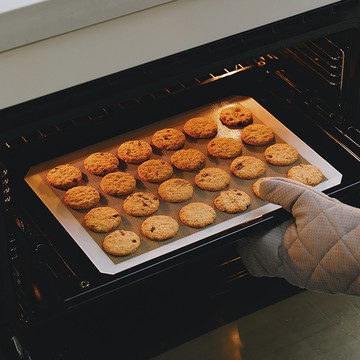 日本 霜山 多功能耐高溫矽膠不沾黏餐墊/烤墊(42x29.5cm)-3入