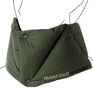 【【蘋果戶外】】mont-bell 1118823 羽絨圍巾 650FP DOWN NECK WARM 雙面圍脖 保暖圍巾 頸圍 脖圍 黑白軍藍
