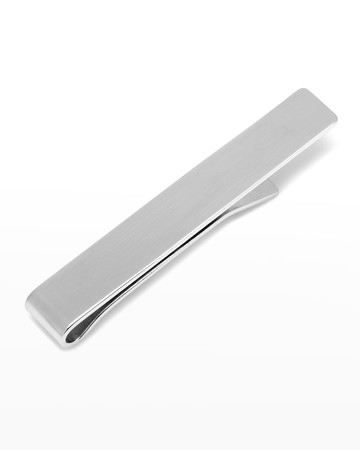 Men's Sterling Silver Engravable Tie Bar
