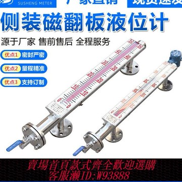 液位計 【94%好評率】磁翻板液位計報警開關帶4-20ma遠傳變送器浮球面板高溫防腐304