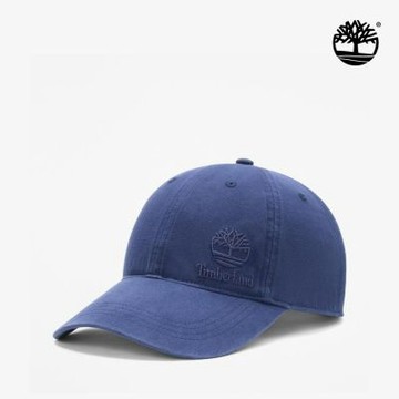 Timberland官方旗艦 男款深藍色 LOGO棒球帽|A687X451